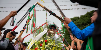 Tras 20 años de masacre de Caño Seco, araucanos conmemoran a líderes asesinados