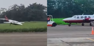 Avioneta protagonizó impactante aterrizaje de emergencia en el aeropuerto Vanguardia de Villavicencio: descartan personas heridas