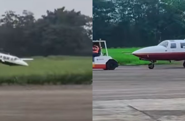 Avioneta protagonizó impactante aterrizaje de emergencia en el aeropuerto Vanguardia de Villavicencio: descartan personas heridas