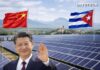 EN TIEMPO RÉCOR CHINA INSTALA 75 CENTRALES DE ENERGÍA SOLAR EN CUBA.