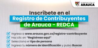 Si va a realizar trámites de estampillas u otros tributos departamentales, debe estar inscrito en el REDCA