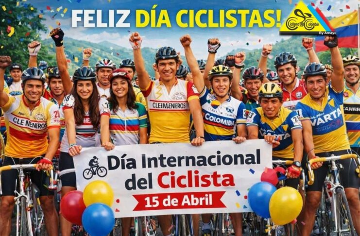 ¡Feliz día a quienes hacen grande el ciclismo colombiano!