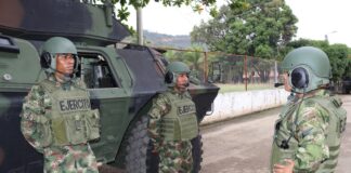 Ejército Nacional refuerza la seguridad en Arauca con setenta nuevos soldados y doce vehículos blindados