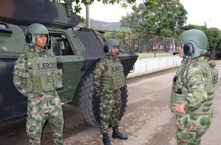 Ejército Nacional refuerza la seguridad en Arauca con setenta nuevos soldados y doce vehículos blindados
