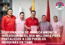 Gobernación de Arauca anuncia inversión de $1.858 millones para fortalecer a los pueblos indígenas en Tame