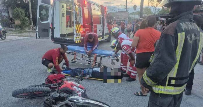 Accidente-vial-deja-a-motociclista-herido-en-Linares